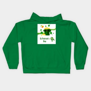 St.Patrick's day in ireland and america Kids Hoodie